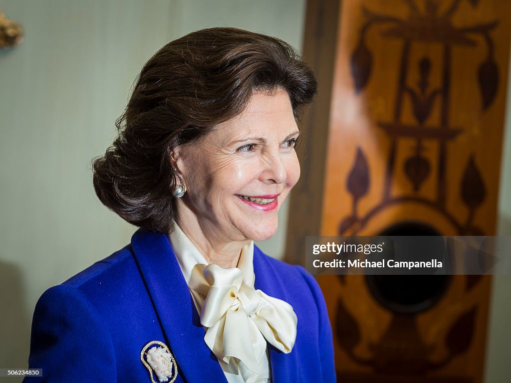 Swedish Royals Attend the Opening Of The Exhibition 'In Course of Time, 400 Years Of Royal Clocks'