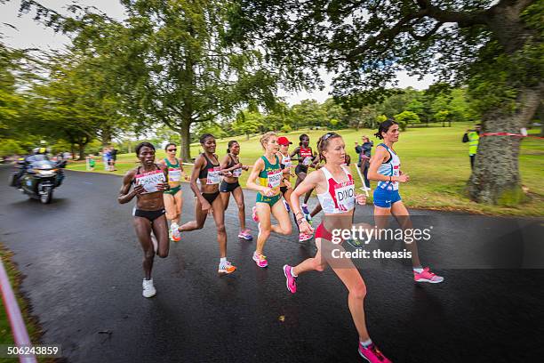 commonwealth games marathon - commonwealth games sports stock pictures, royalty-free photos & images