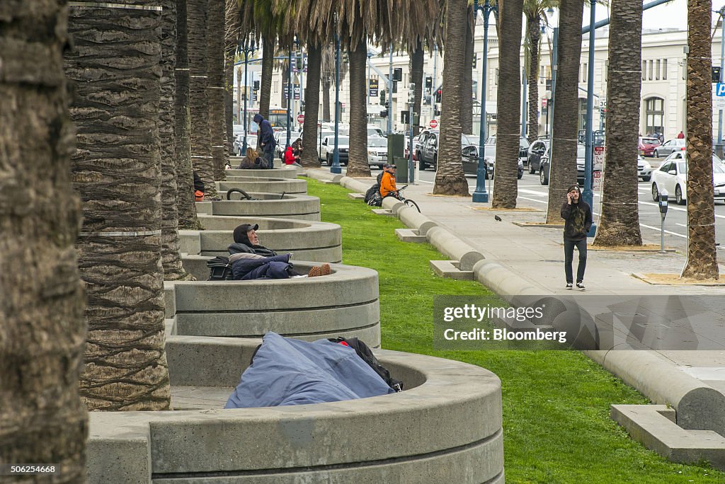 San Francisco Nudges Homeless Away From Super Bowl Fan Village