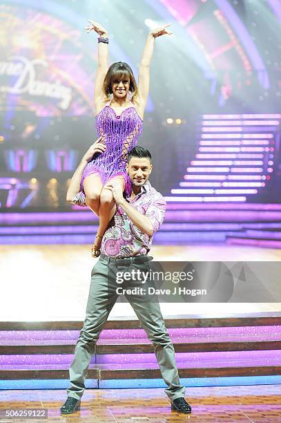 Georgia May Foote and Giovanni Pernice perform durign the Strictly Come Dancing Live Tour rehearsals, Strictly Come Dancing Live Tour opens tomorrow,...