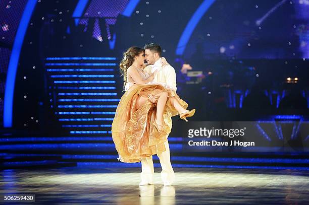 Georgia May Foote and Giovanni Pernice perform durign the Strictly Come Dancing Live Tour rehearsals, Strictly Come Dancing Live Tour opens tomorrow,...