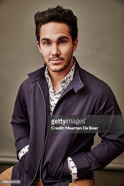Carlos PenaVega of FOX's 'Grease Live!' poses in the Getty Images Portrait Studio at the 2016 Winter Television Critics Association press tour at the...