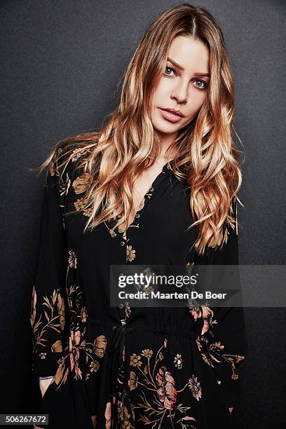 Lauren German of FOX's 'Lucifer' poses in the Getty Images Portrait Studio at the 2016 Winter Television Critics Association press tour at the...