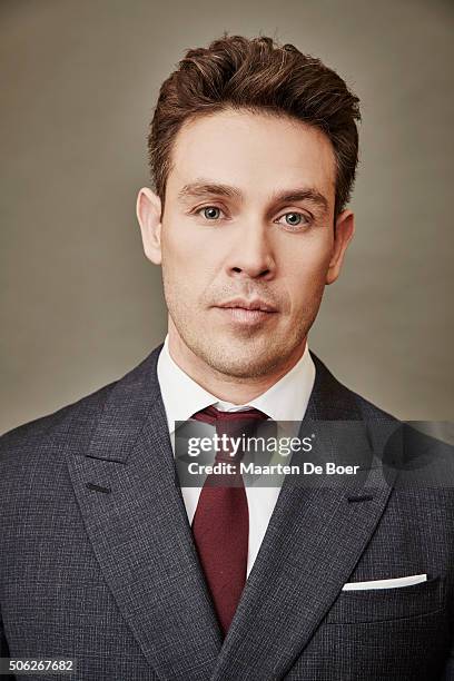 Kevin Alejandro of FOX's 'Lucifer' poses in the Getty Images Portrait Studio at the 2016 Winter Television Critics Association press tour at the...