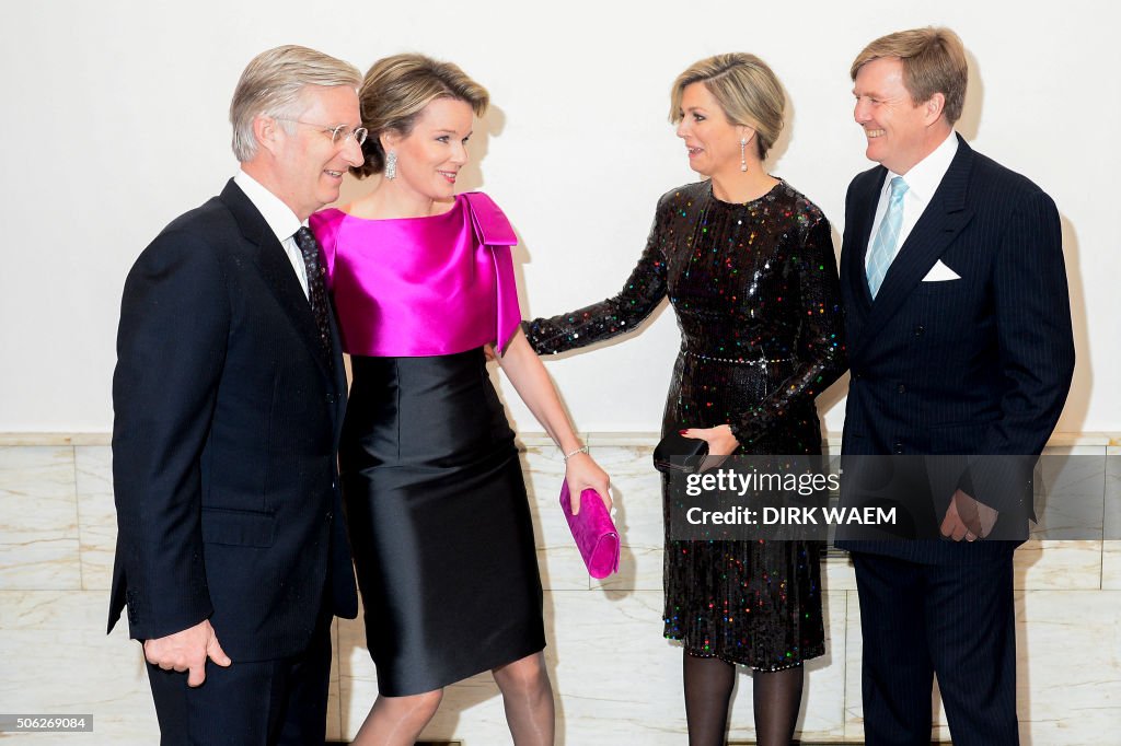 BELGIUM-NETHERLANDS-EU-PRESIDENCY-ROYALS-CONCERT