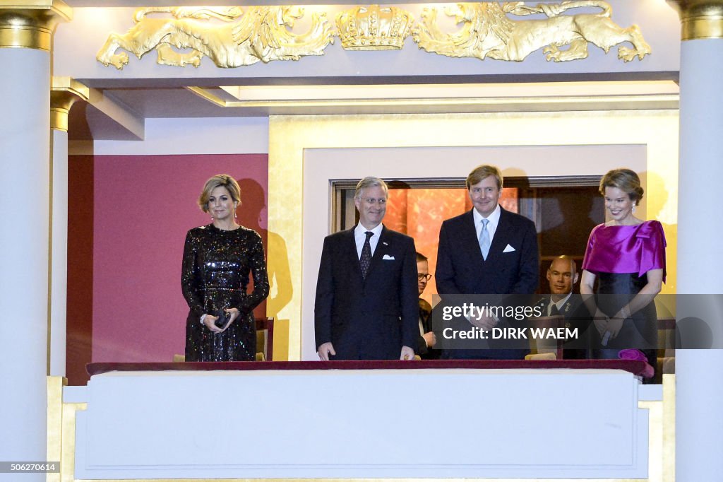 BELGIUM-ROYALS-NETHERLANDS-PRESIDENCY-EU