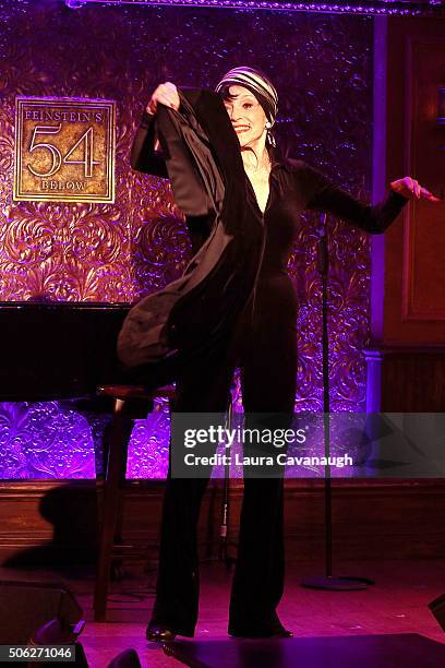 Liliane Montevecchi attends 54 Below Press Preview at 54 Below on January 22, 2016 in New York City.