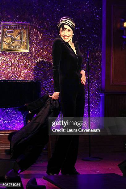 Liliane Montevecchi attends 54 Below Press Preview at 54 Below on January 22, 2016 in New York City.