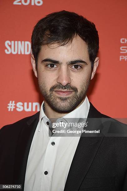 Actor Benedikt Crisand attends the "Morris From America" Premiere during the 2016 Sundance Film Festival at Eccles Center Theatre on January 22, 2016...