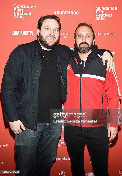 Executive producers Alex Turtletaub and Michael Clark attend the "Morris From America" Premiere during the 2016 Sundance Film Festival at Eccles...