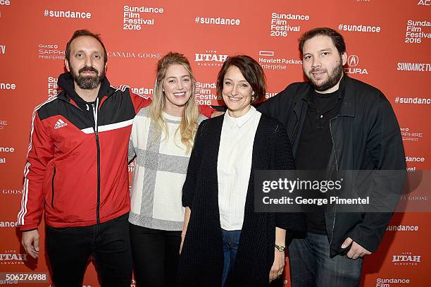 Producers Alex Turtletaub, Sara Murphy, Adele Romanski and Michael Clark attend the "Morris From America" Premiere during the 2016 Sundance Film...