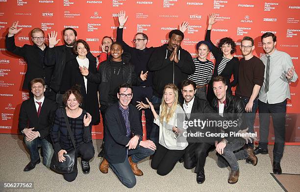 Film cast and crew attend the "Morris From America" Premiere during the 2016 Sundance Film Festival at Eccles Center Theatre on January 22, 2016 in...