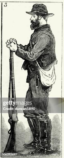 australian policeman - outback people stock illustrations