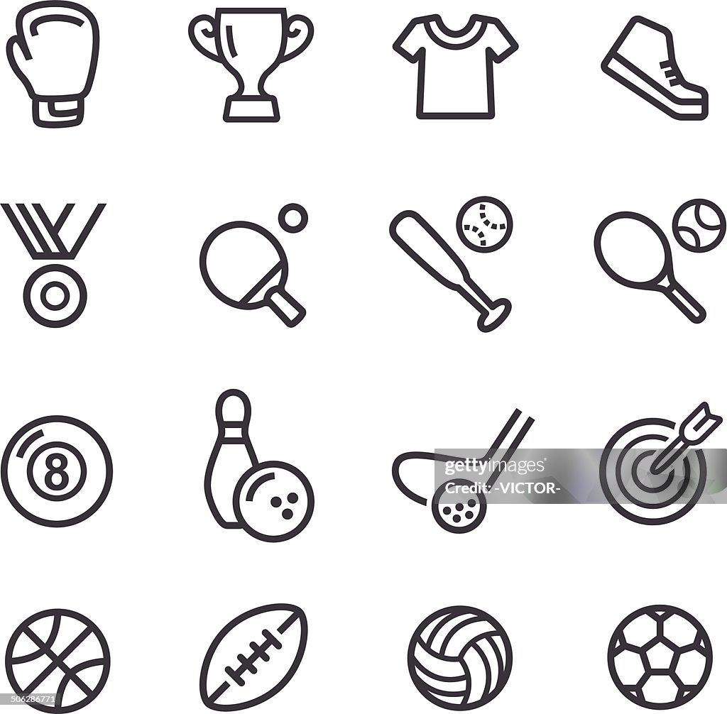 Sport Icons - Line Series