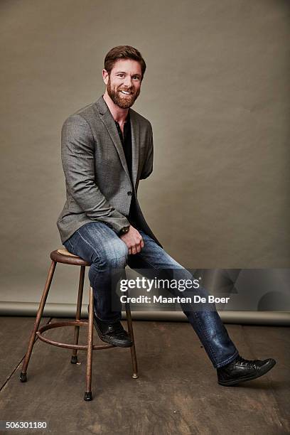 Noah Galloway of FOX's 'American Grit' poses in the Getty Images Portrait Studio at the 2016 Winter Television Critics Association press tour at the...