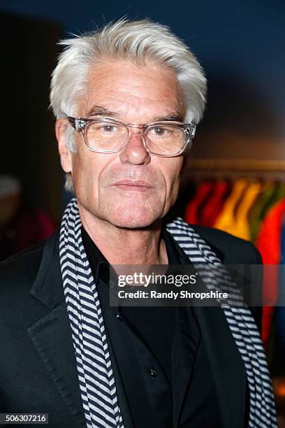 Actor Harry Hamlin attends the Eddie Bauer Adventure House during the 2016 Sundance Film Festival at Village at The Lift on January 22, 2016 in Park...