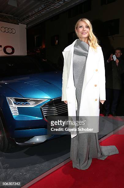 Gwyneth Paltrow attends the AUDI Night 2016 during Hahnenkamm Race Weekend on January 22, 2016 in Kitzbuehel, Austria.