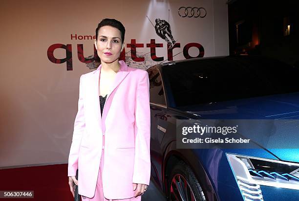 Noomi Rapace attends the AUDI Night 2016 during Hahnenkamm Race Weekend on January 22, 2016 in Kitzbuehel, Austria.