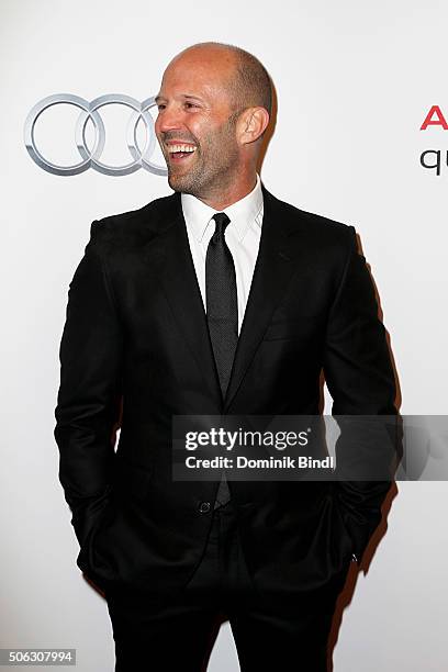 Jason Statham attends the Audi Night 2016 at Hotel zur Tenne on January 22, 2016 in Kitzbuehel, Austria.