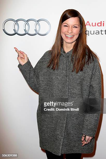 Christina Stuermer attends the Audi Night 2016 at Hotel zur Tenne on January 22, 2016 in Kitzbuehel, Austria.