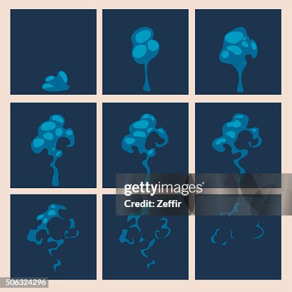 Explody Xp Effect Explode Effect Animation High-Res Vector Graphic - Getty Images