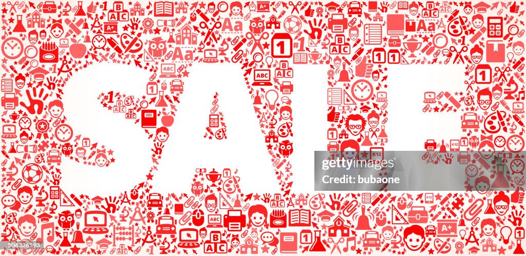 Sale education royalty free vector art