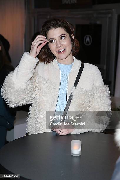 Mary Elizabeth Winstead attends the "Swiss Army Man" Premiere Party at The Acura Studio at Sundance Film Festival 2016 on January 22, 2016 in Park...