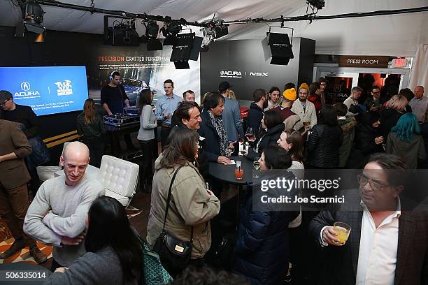 General view of atmosphere at the "Swiss Army Man" Premiere Party at The Acura Studio at Sundance Film Festival 2016 on January 22, 2016 in Park...