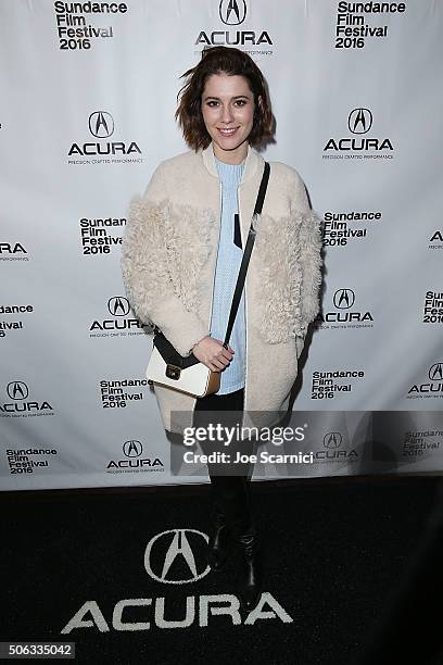 Mary Elizabeth Winstead arrives at "Swiss Army Man" Premiere Party at The Acura Studio at Sundance Film Festival 2016 on January 22, 2016 in Park...