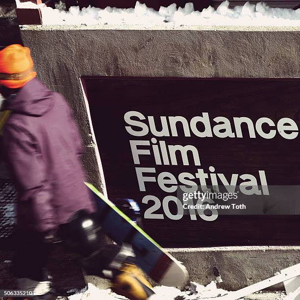 An instant view of the 2016 Sundance Film Festival on January 21, 2016 in Park City, Utah.
