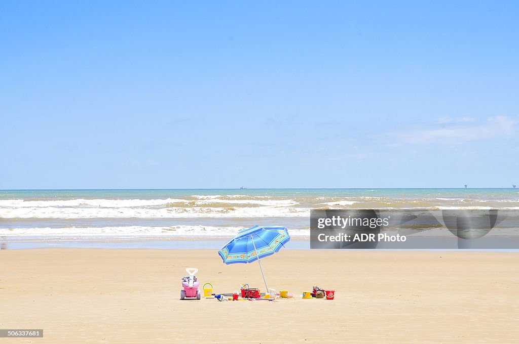 Weekend at the beach with the kids