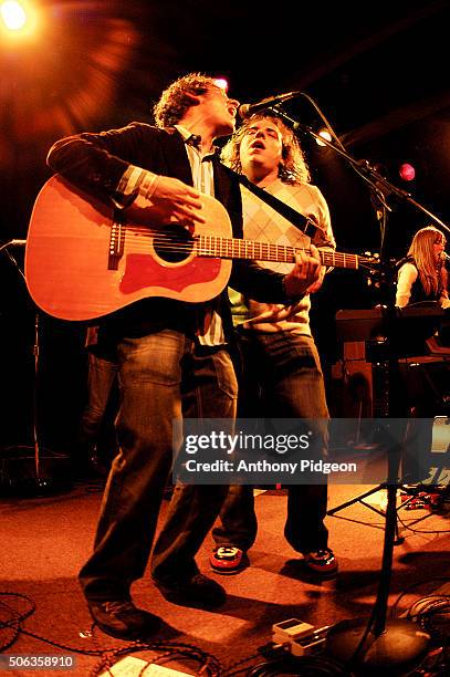 Ben Lee performs onstage, with guest Har Mar Superstar, at The Independent, in San Francisco, California, USA on 24th May, 2003.