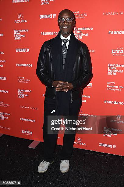 Actor Don Cheadle attends the "Miles Ahead" Premiere during the 2016 Sundance Film Festival at The Marc Theatre on January 22, 2016 in Park City,...