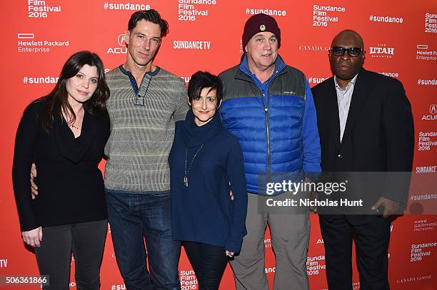 Pamela Hirsch, Daniel Wagner, Lenore Zerman, Co-President and co-founder of Sony Pictures Classics Tom Bernard and Vince Willburn, Jr. Attend the...