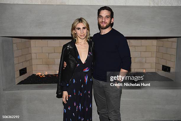 Zosia Mamet attends the "Miles Ahead" Premiere during the 2016 Sundance Film Festival at The Marc Theatre on January 22, 2016 in Park City, Utah.