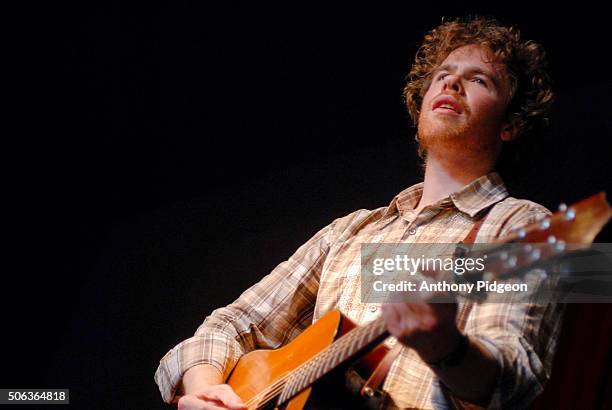 Josh Ritter performs in-store at Music Millenium in Portland, Oregon, USA on 5th June, 2006.