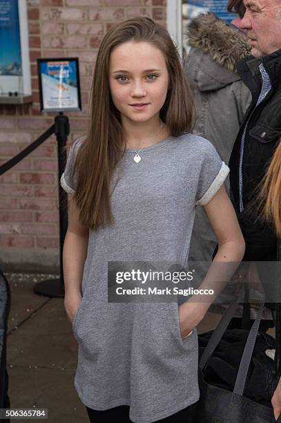 Actress Isabelle Allen is sighted at the Sundance Film Festival on January 22, 2016 in Park City, Utah.