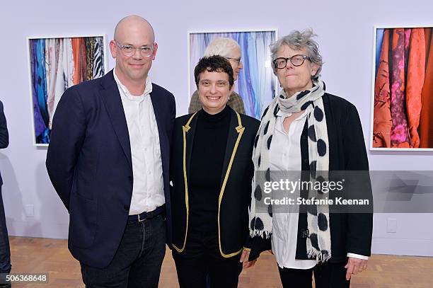 Bennett Simpson, Susan Dackerman and Catherine Lord attend MOCA's Leadership Circle, Members' Opening, And Artist Dinner For Catherine Opie: 700...
