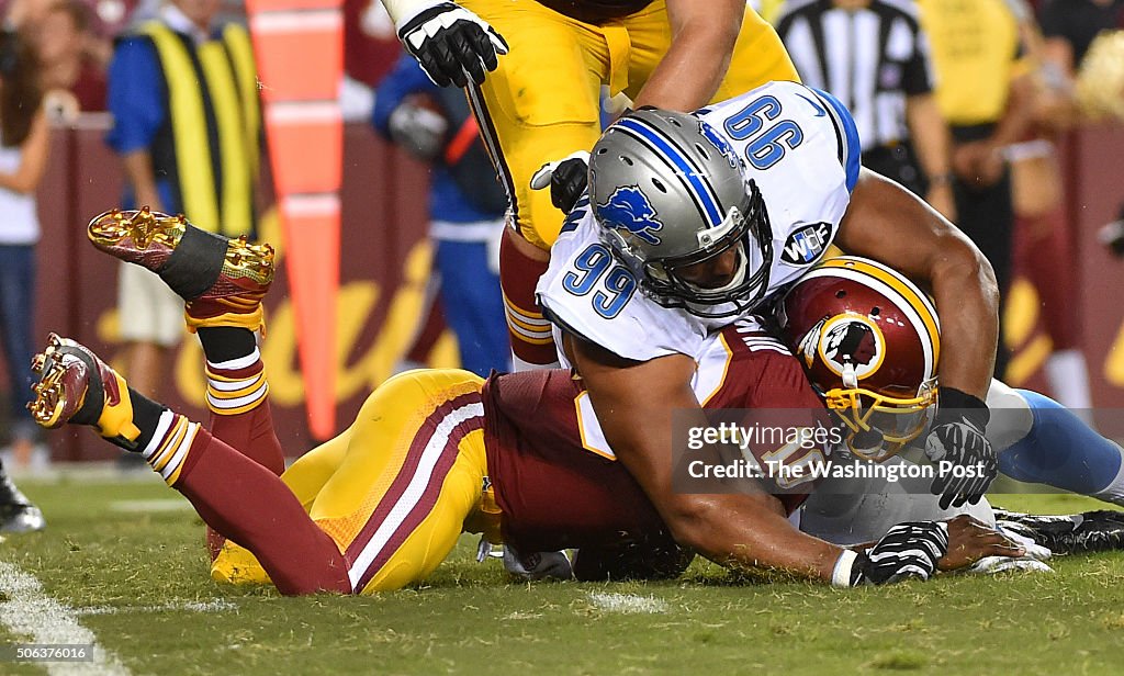 NFL Preseason - Detroit Lions at Washington Redskins