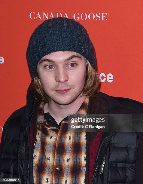 Actor Daniel Flaherty attends the 'Goat' Premiere at Library Center Theater on January 22, 2016 in Park City, Utah