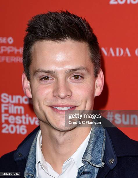 Actor Austin Lyon attends the 'Goat' Premiere at Library Center Theater on January 22, 2016 in Park City, Utah