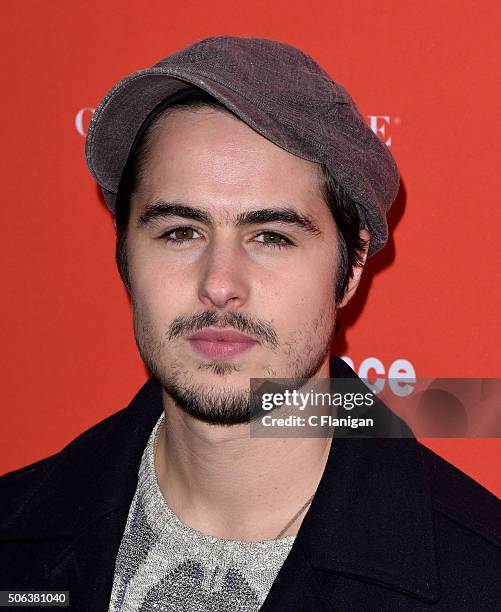 Actor Ben Schnetzer attends the 'Goat' Premiere during the 2016 Sundance Film Festival at Library Center Theater on January 22, 2016 in Park City,...
