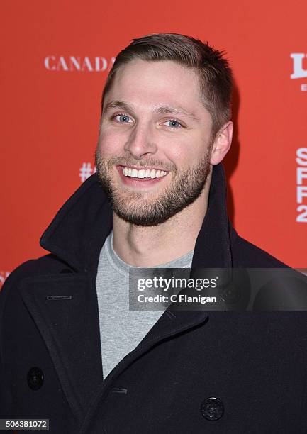 Actor Brock Yurich attends the 'Goat' Premiere at Library Center Theater on January 22, 2016 in Park City, Utah