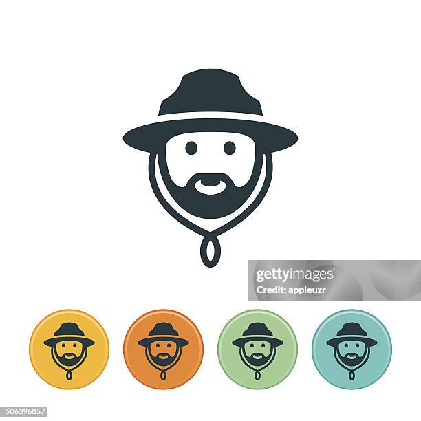 35 Park Ranger Icon High Res Illustrations - Getty Images