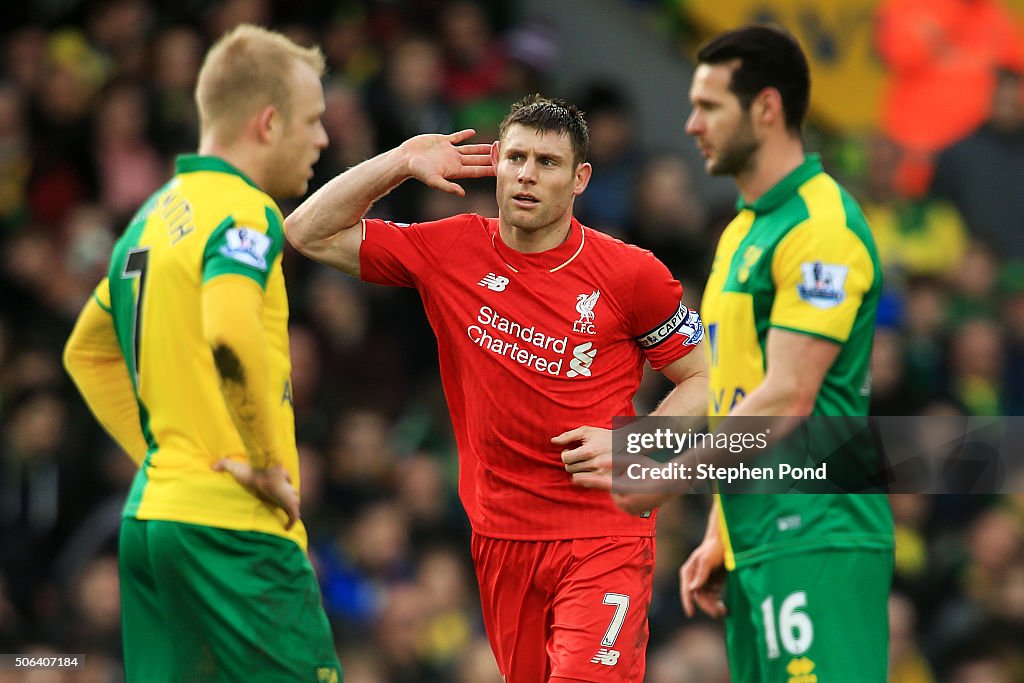 Norwich City v Liverpool - Premier League