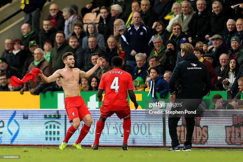 Norwich City v Liverpool - Premier League