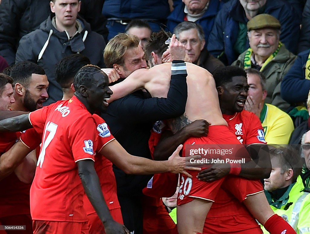 Norwich City v Liverpool - Premier League