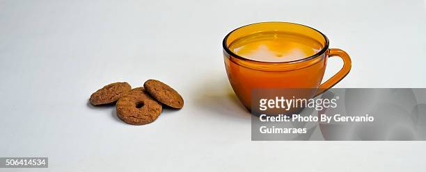 cup and cookies - comida gourmet stock pictures, royalty-free photos & images