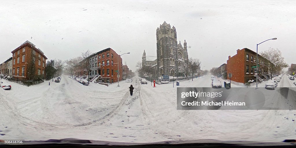 Huge Snow Storm Slams Into Mid Atlantic States