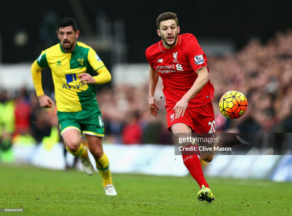 Norwich City v Liverpool - Premier League